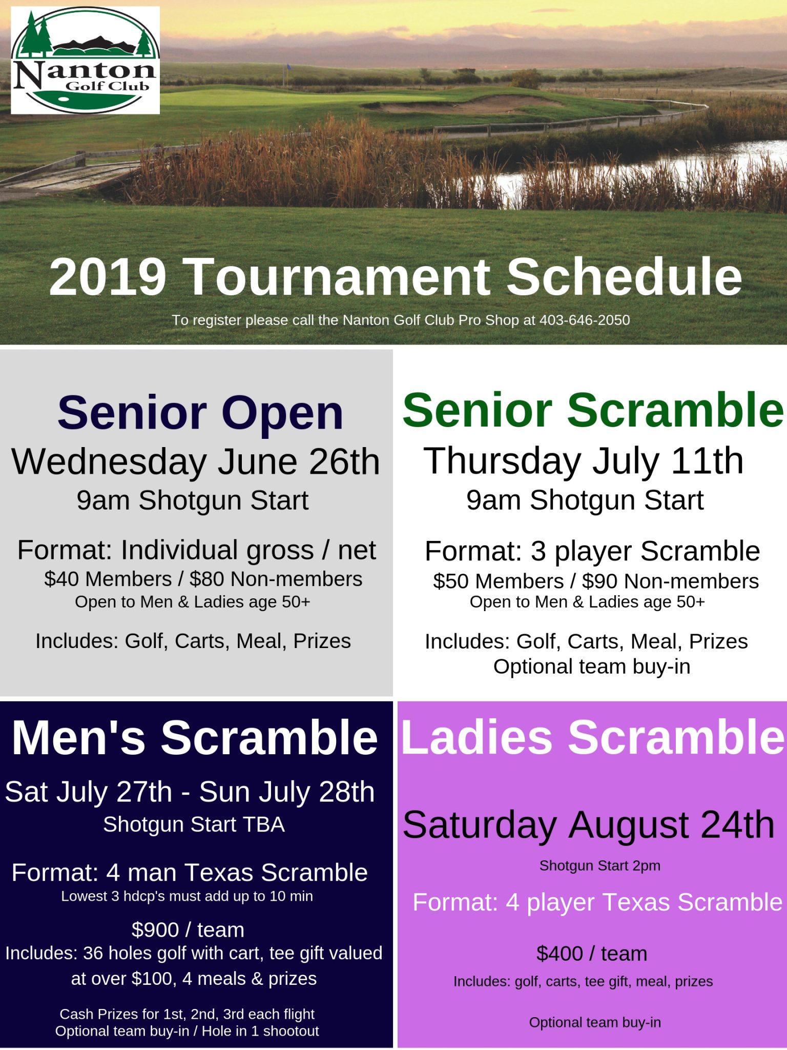 2019 Tournament Poster 2019 Tournament Poster