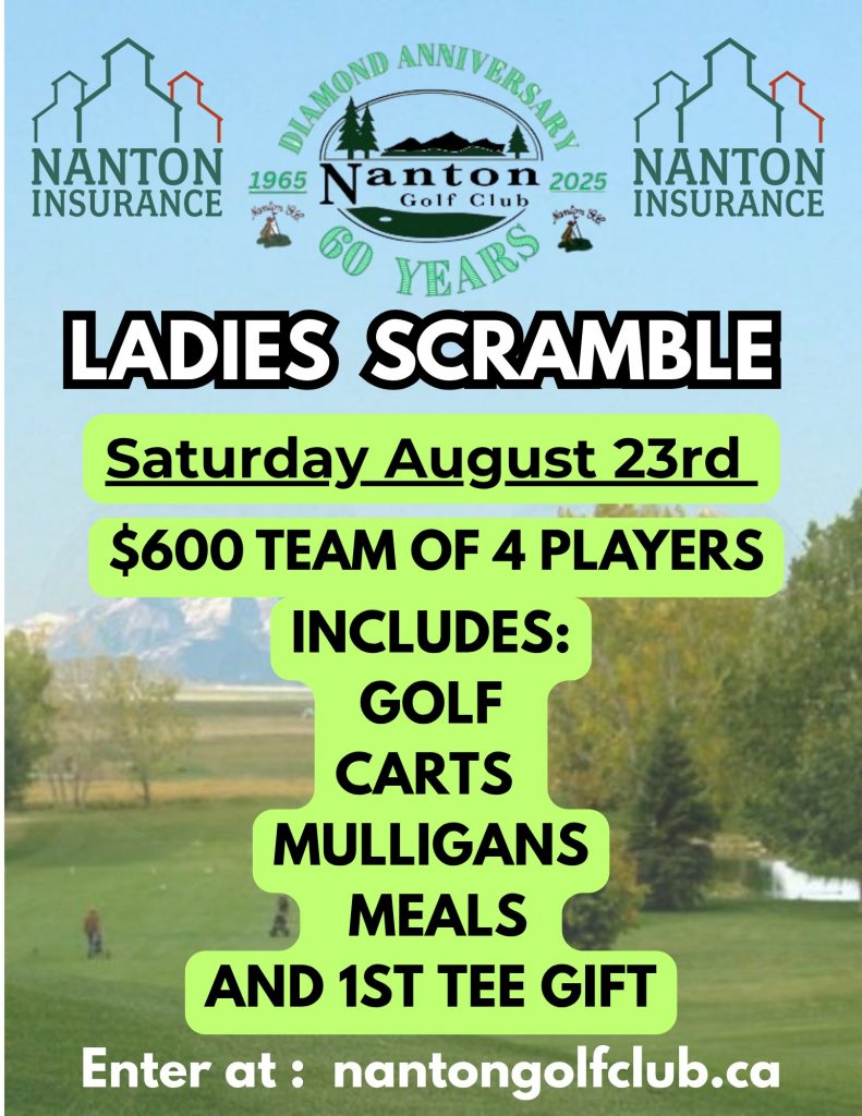 2025 Ladies Scramble poster